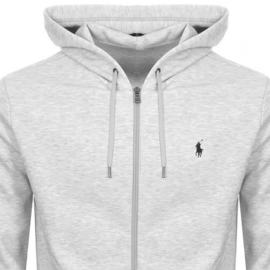 Alternative Image for ProductRalph Lauren Full Zip Hoodie Grey2
